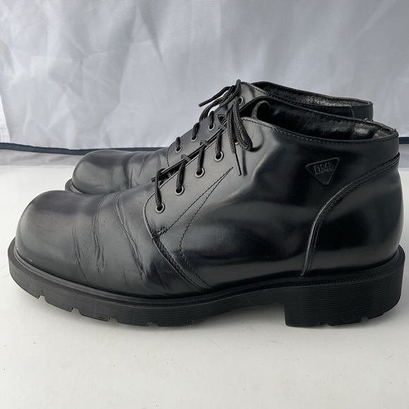 Vtg 90s Dr. Martens Doc 8752 Square Toe Leather Chunky Boots Men’s Size 10 main image 13